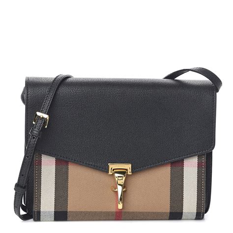 BURBERRY Derby Calfskin House Check Small 